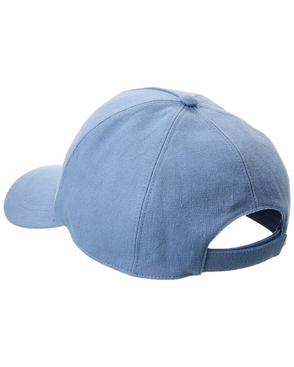 Fendi Linen-Blend Baseball Cap