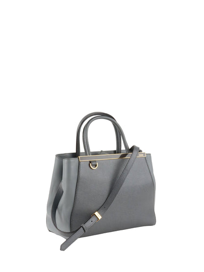 Fendi Small Grey Two Jours Bag