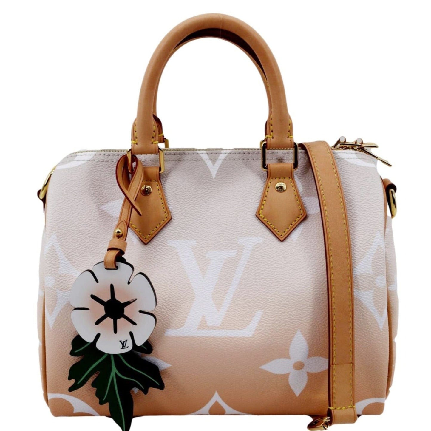 LOUIS VUITTON Bandouliere 25 By The Pool Giant Monogram Shoulder Bag Brume