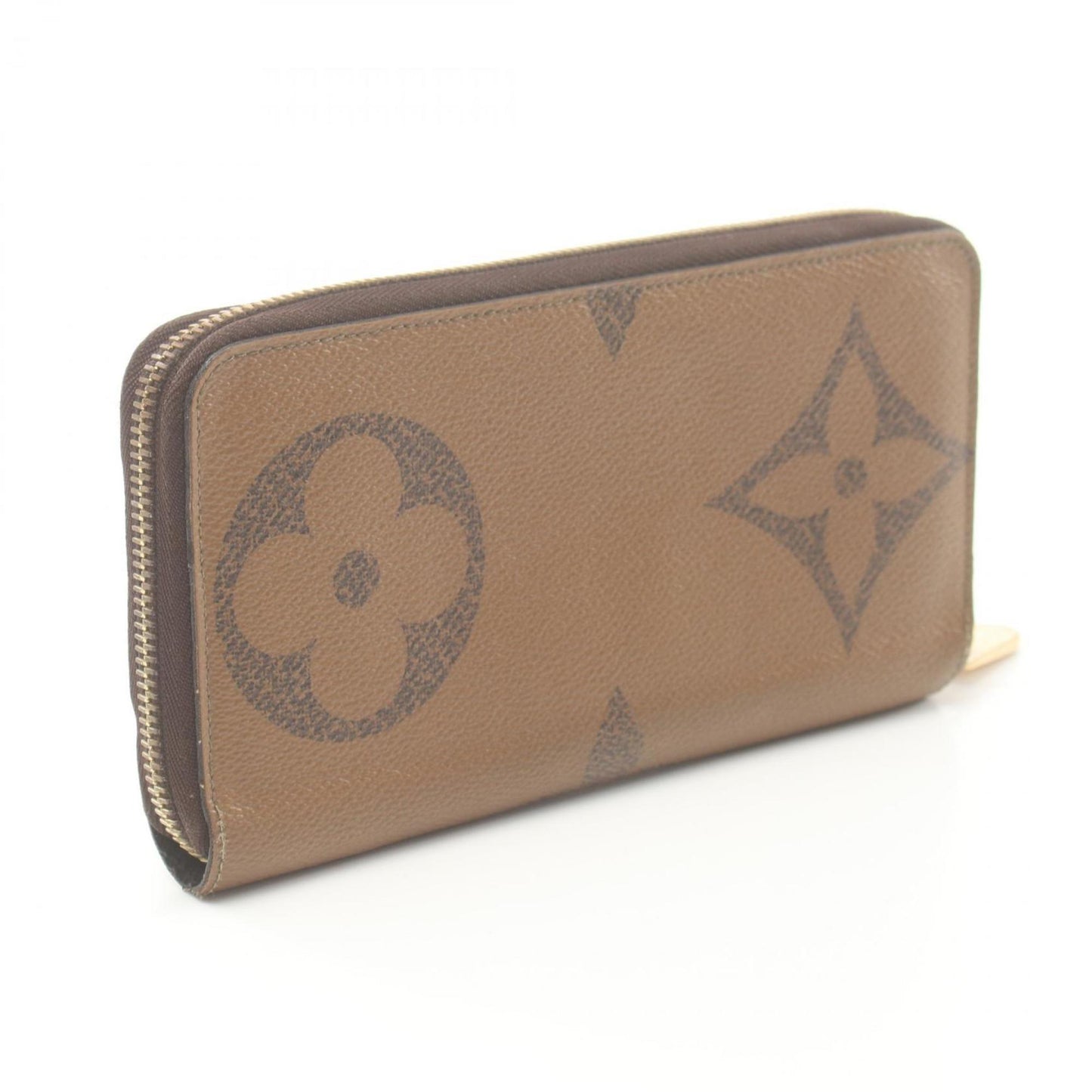 Louis Vuitton  Coated Canvas Leather Long Wallet (Bi-Fold)