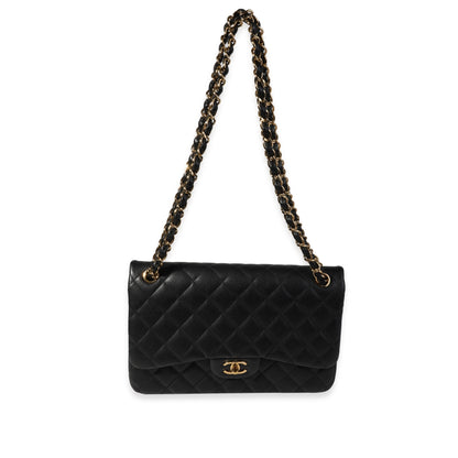 Chanel Flap Classic Quilted Caviar Black Shoulder Bag Style 2