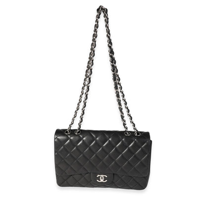 Chanel Flap Classic Quilted Lambskin Black Shoulder Bag Style 2