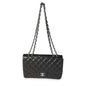 Chanel Flap Classic Quilted Lambskin Black Shoulder Bag Style 2