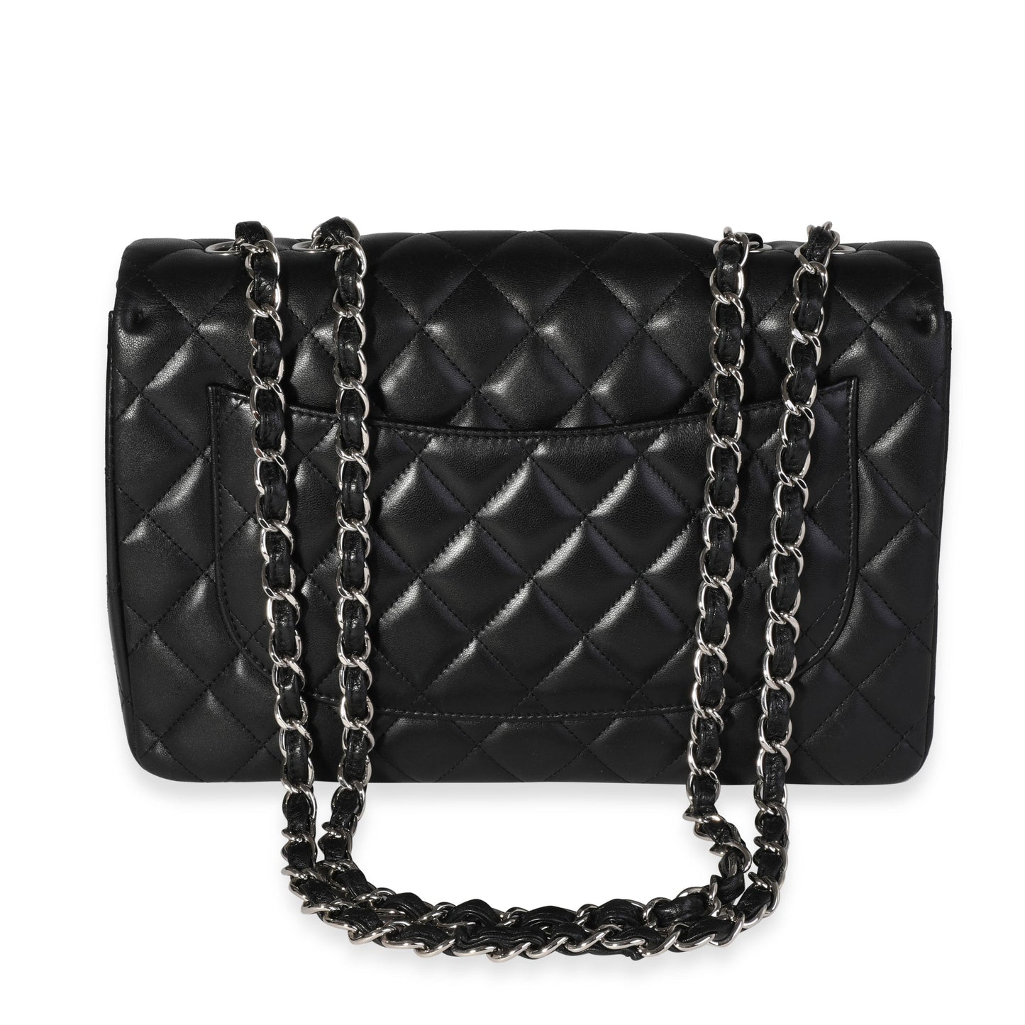 Chanel Flap Classic Quilted Lambskin Black Shoulder Bag Style 2