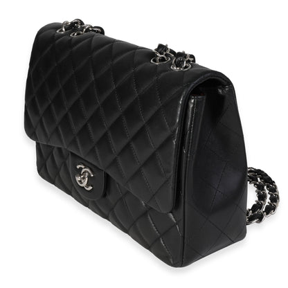 Chanel Flap Classic Quilted Lambskin Black Shoulder Bag Style 2