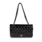 Chanel Flap Medium Classic Quilted Leather Black Shoulder Bag