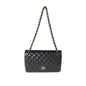 Chanel Flap Classic Quilted Lambskin Black Shoulder Bag Style