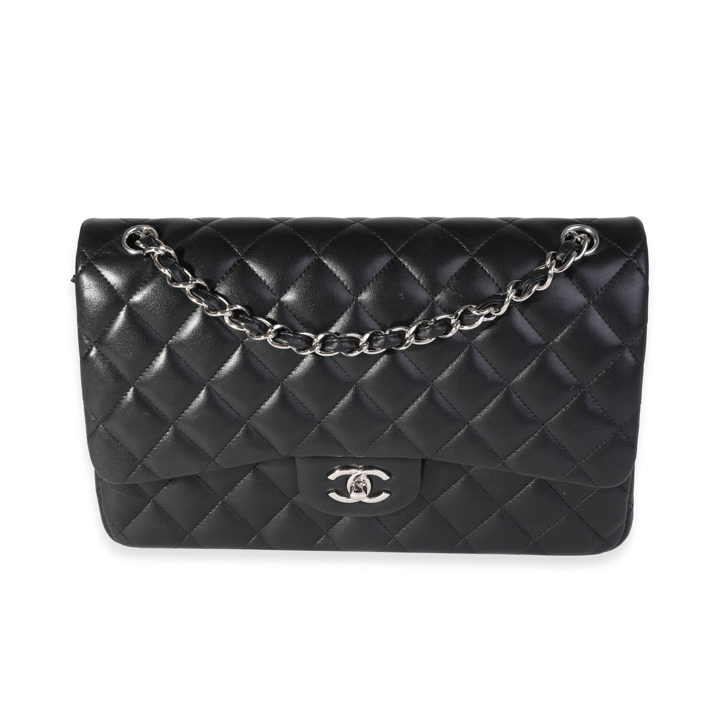 Chanel Flap Classic Quilted Lambskin Black Shoulder Bag Style