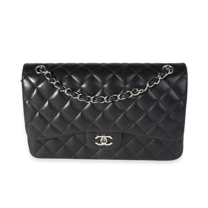 Chanel Flap Classic Quilted Lambskin Black Shoulder Bag Style