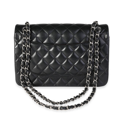 Chanel Flap Classic Quilted Lambskin Black Shoulder Bag Style