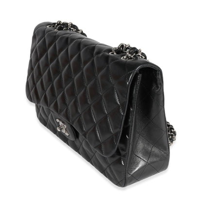 Chanel Flap Classic Quilted Lambskin Black Shoulder Bag Style 3