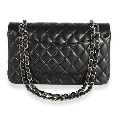 Chanel Flap Medium Classic Quilted Lambskin Black Shoulder Bag Style 2