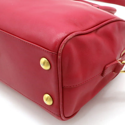 Saint Laurent Leather Red Handbag Style 26