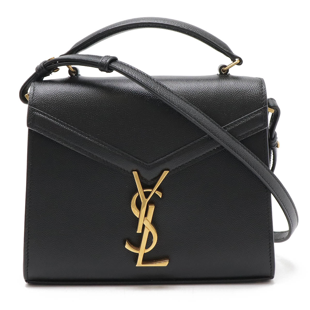 Saint Laurent Cassandra Leather Red Shoulder Bag Style 9