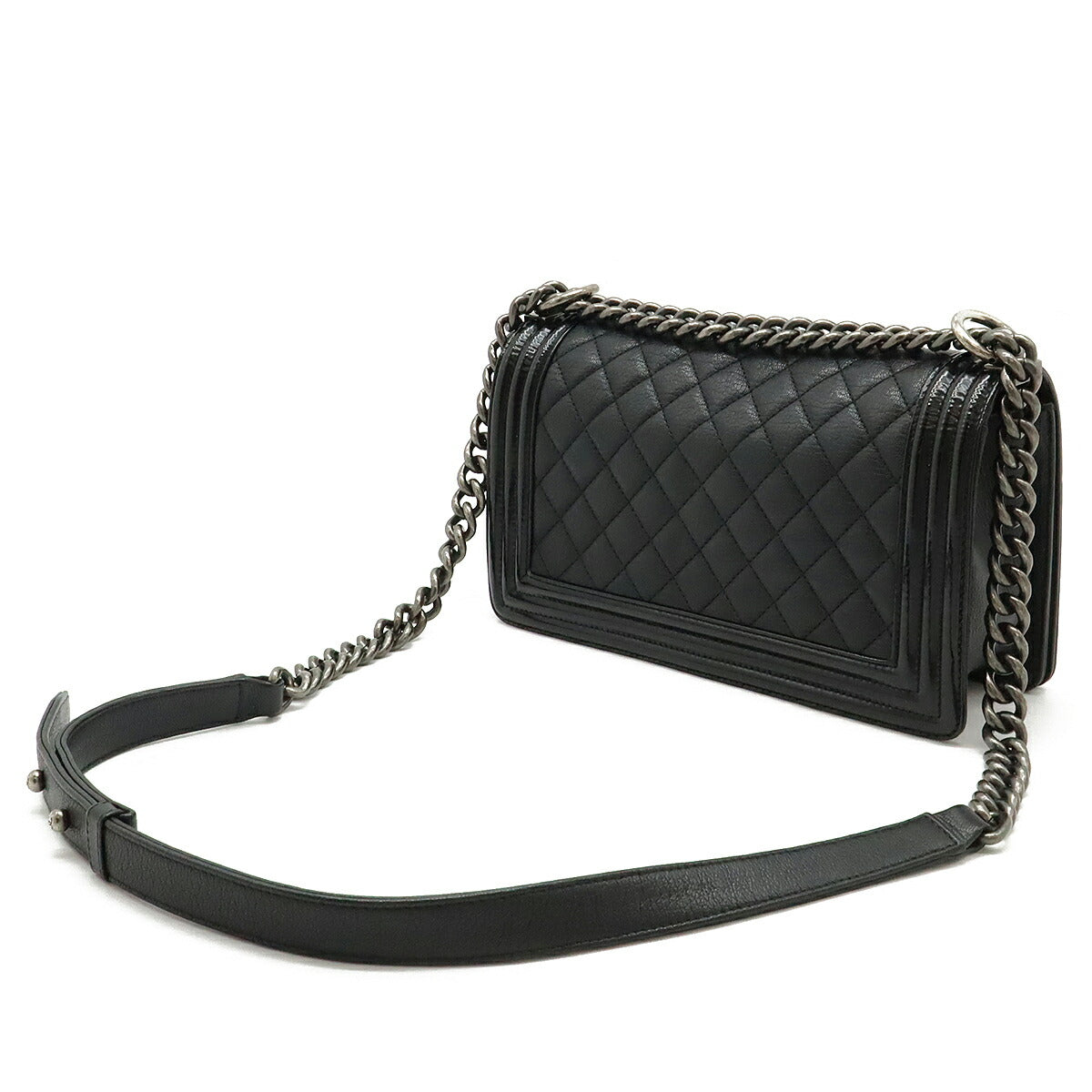 Chanel Boy Leather Shoulder Bag Style 14
