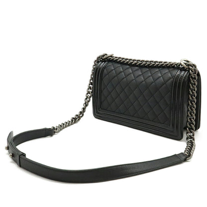 Chanel Boy Leather Shoulder Bag Style 14