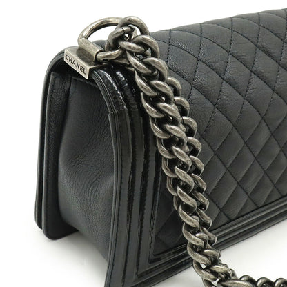 Chanel Boy Leather Shoulder Bag Style 14