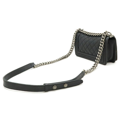 Chanel Boy Leather Shoulder Bag Style 10