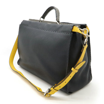 Fendi Peekaboo Leather Red Handbag Style 42