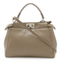 Fendi Peekaboo Leather Red Handbag Style 38