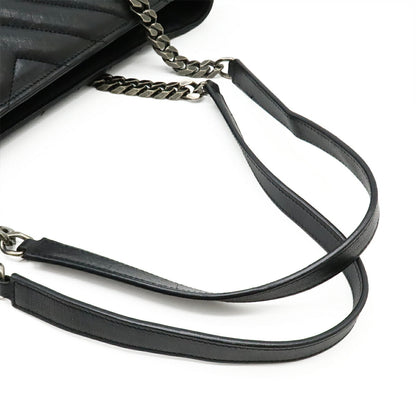 Saint Laurent Leather Red Shoulder Bag Style 24