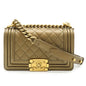 Chanel Boy Leather Shoulder Bag