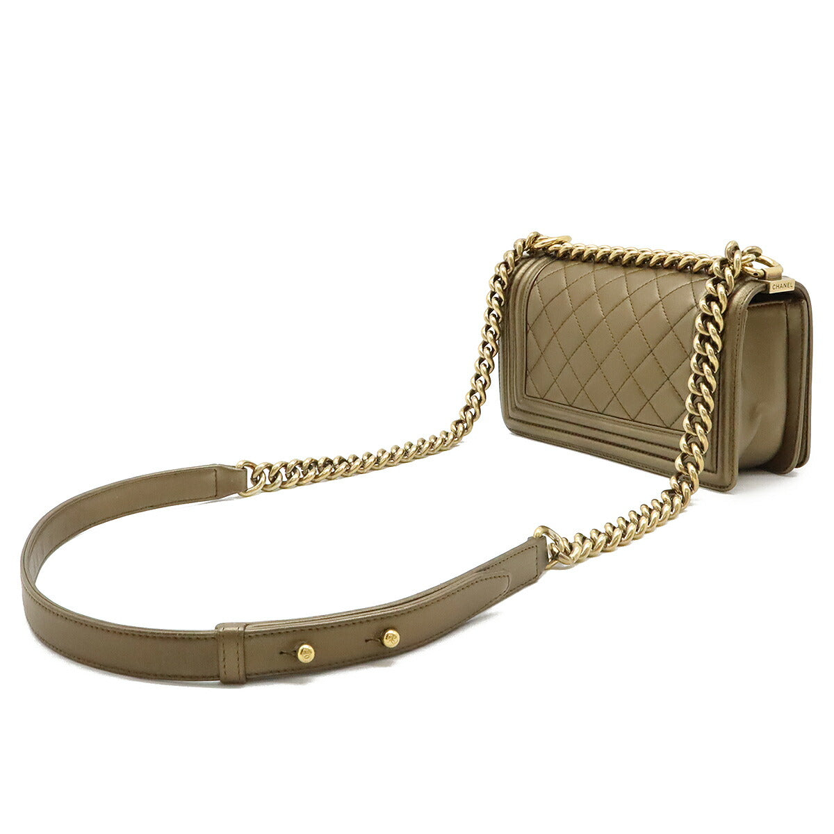 Chanel Boy Leather Shoulder Bag