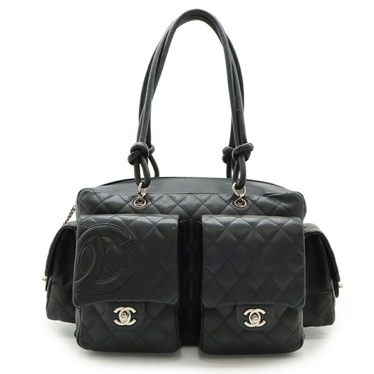 Chanel Cambon Line Soft Calf 2way Shoulder Bag