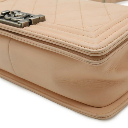 Chanel Boy Lambskin Shoulder Bag Style 12