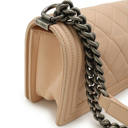 Chanel Boy Lambskin Shoulder Bag Style 12