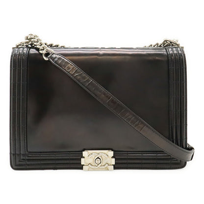 Chanel Boy Leather Shoulder Bag Style 11