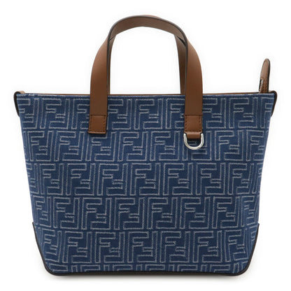 Fendi FF Shopping Bag FF Jacquard Handbag