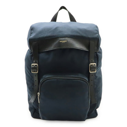 Saint Laurent Hunting Backpack Canvas Leather Backpack