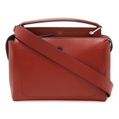 Fendi Dotcom Leather Red Handbag Style 2