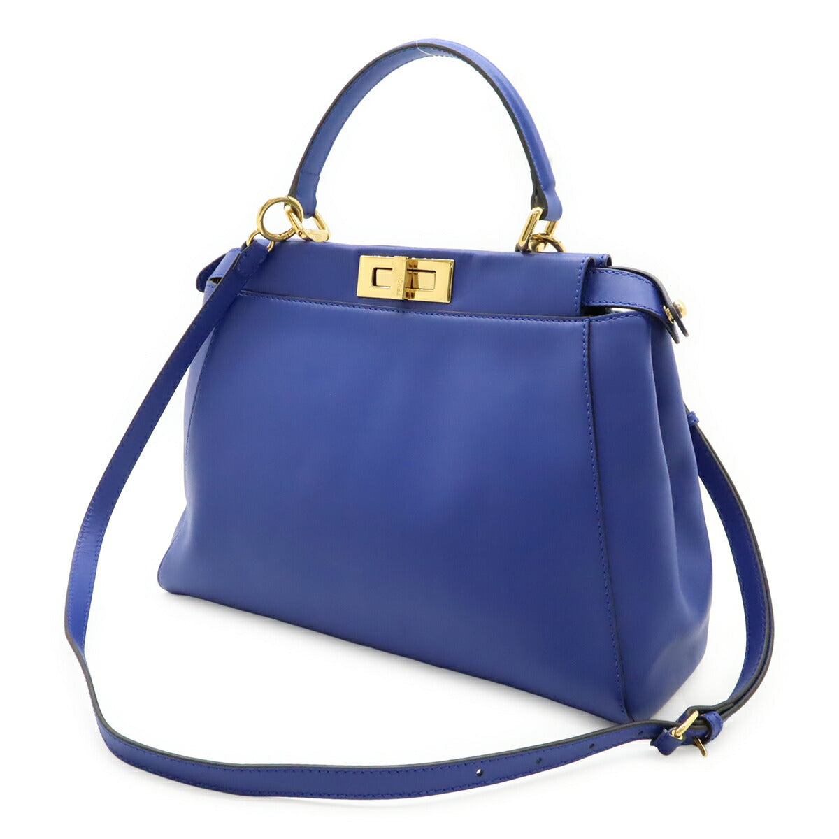 Fendi Peekaboo Leather Red Handbag Style 26