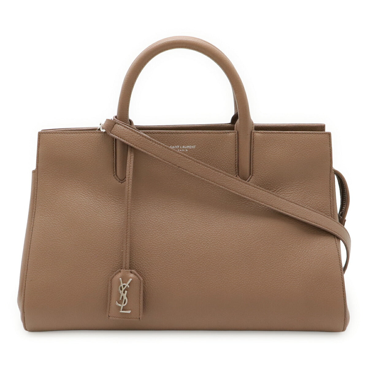Saint Laurent Paris Cabas Rive Gauche Leather 2Way Handbag