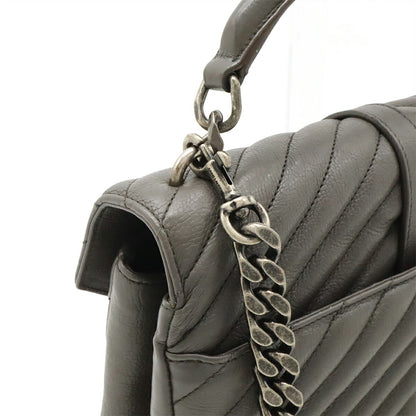 Saint Laurent College Leather 2Way Handbag