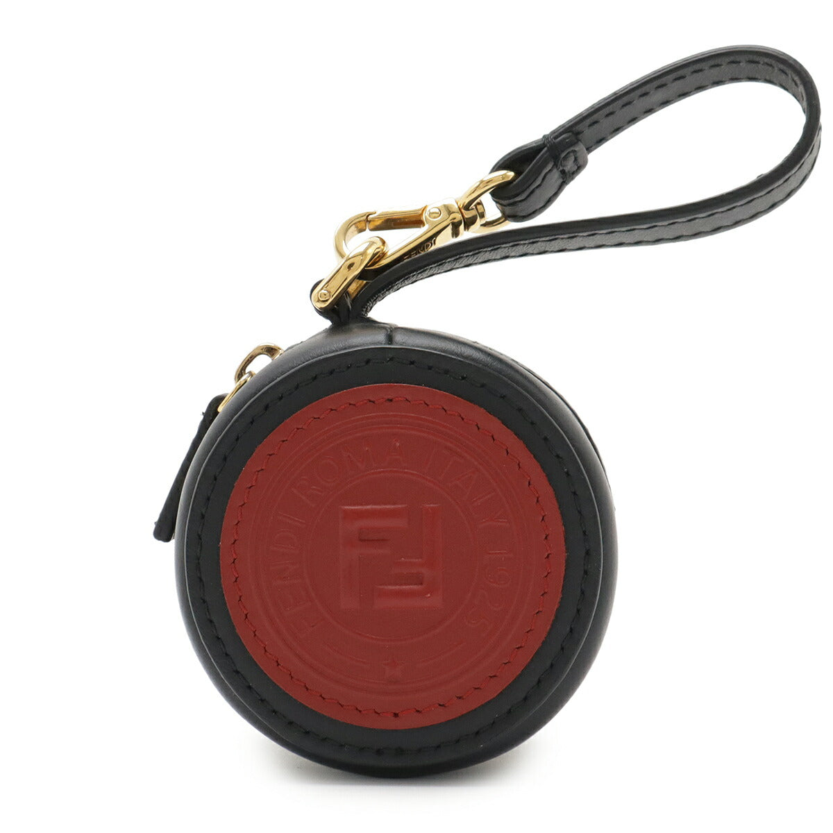 Fendi FF Logo Nylon Leather Tote Bag