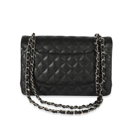 Chanel Black Caviar Jumbo Classic Double Flap Bag