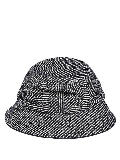 Fendi Navy/White Woven Bucket Hat