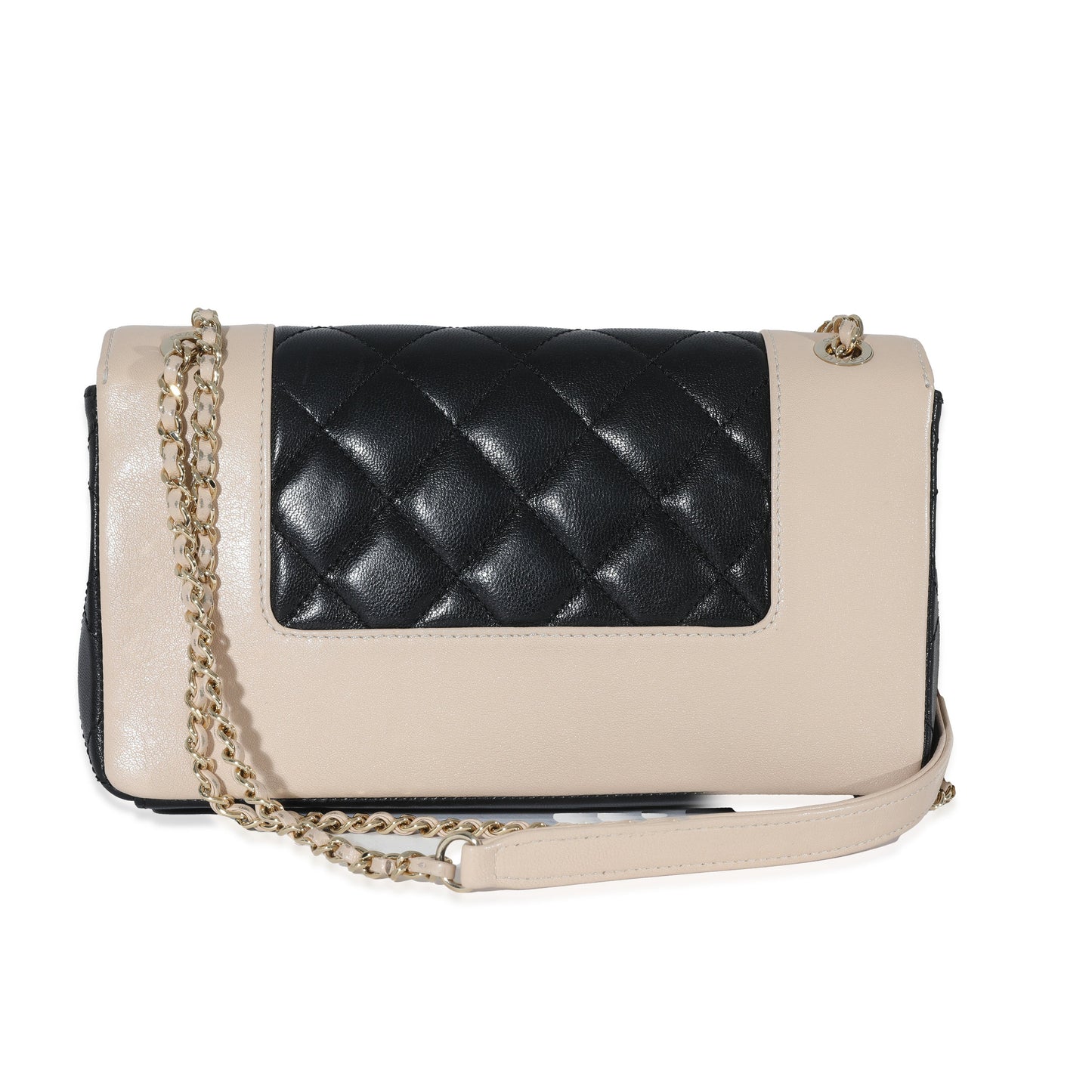Chanel Bicolor Sheepskin Mademoiselle Flap Bag