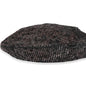 Chanel Black Tweed Leather Coco Pleats Hobo