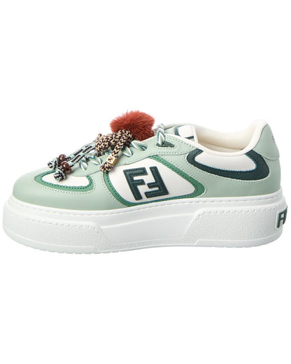 Fendi Match Leather Platform Sneaker