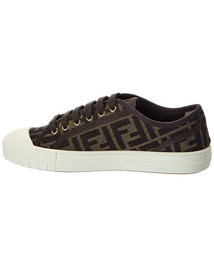 Fendi Domino Ff Canvas Sneaker