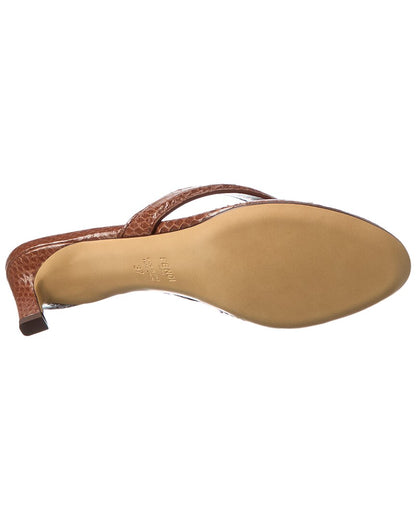 Fendi Fling Snakeskin Sandal