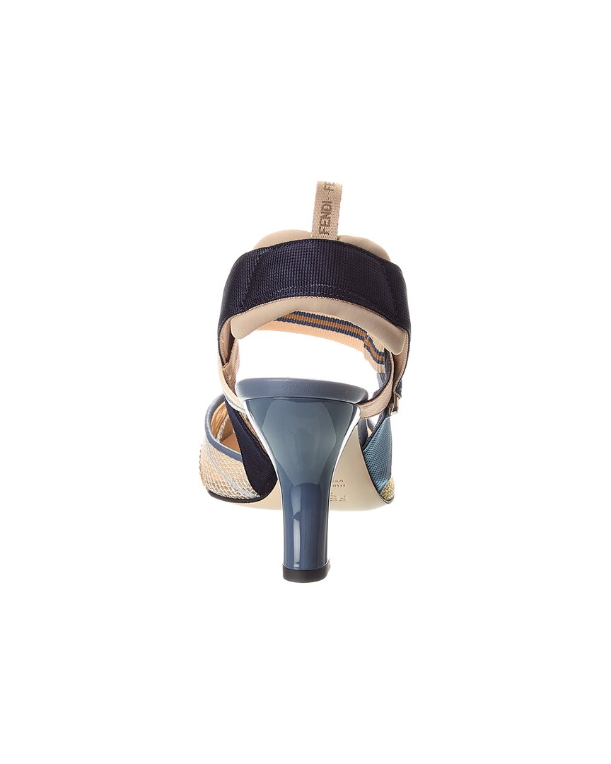 Fendi Colibri Lite Mesh & Leather Pump