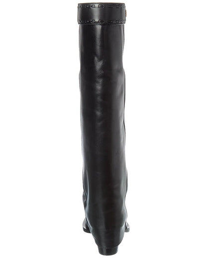Fendi Show Leather Knee-High Boot