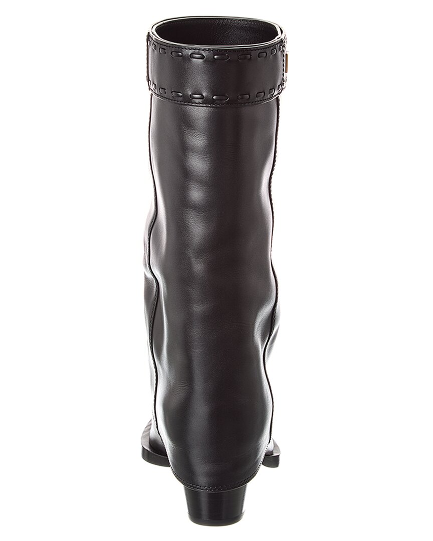 Fendi Ff Leather Boot