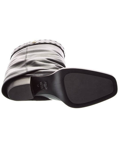 Fendi Ff Leather Boot