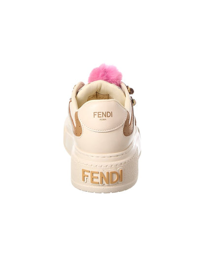 Fendi Match Leather Platform Sneaker